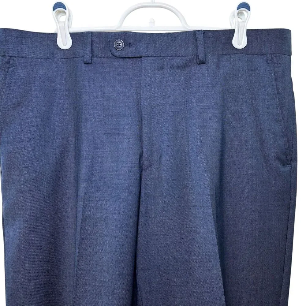 Original Penguin By Munsingwear Flat Front Dress Pant Blue Size 34Wx32L